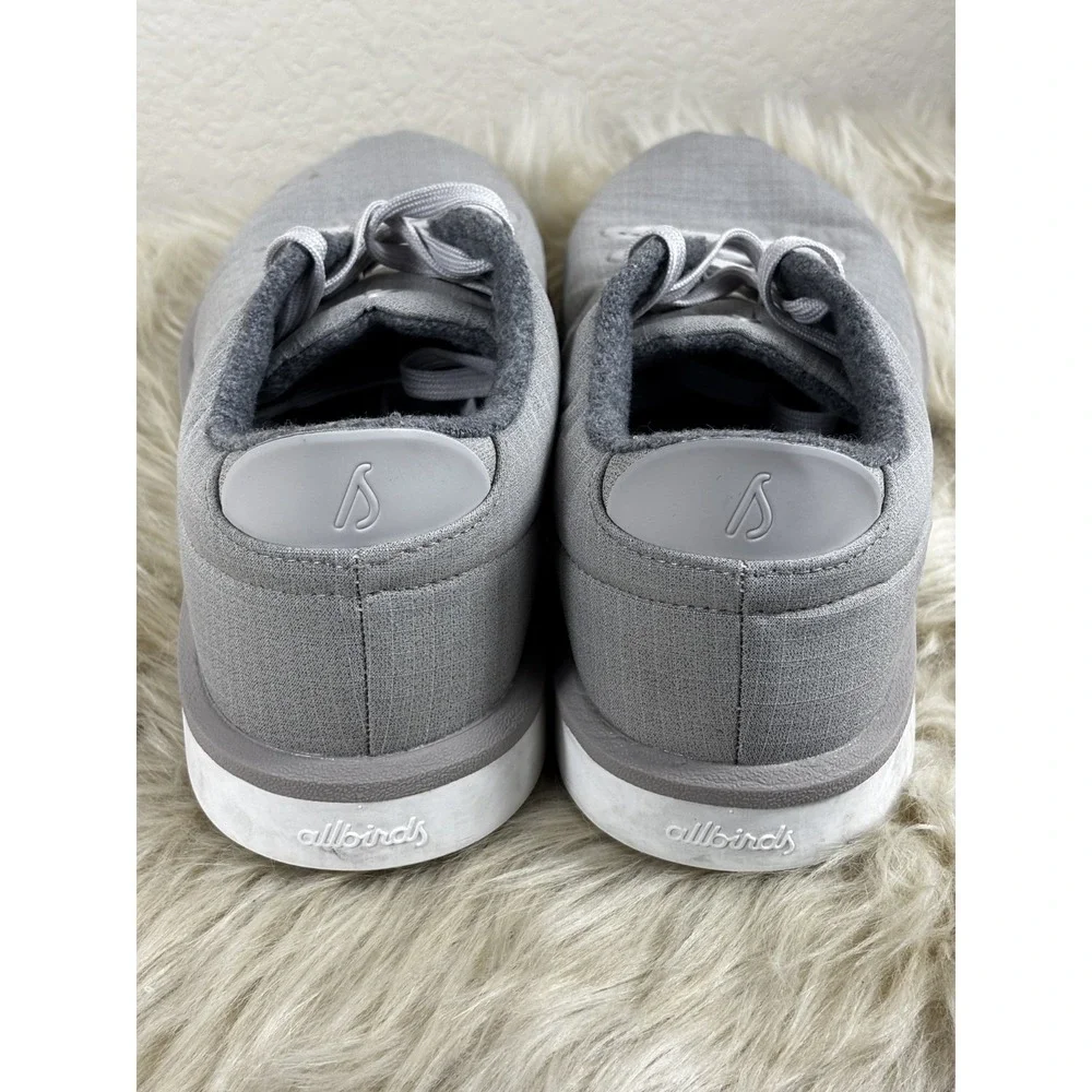 Allbirds Wool Pipers Sneakers Mens 12 Gray‎ Wool Lace Up Comfort Casual